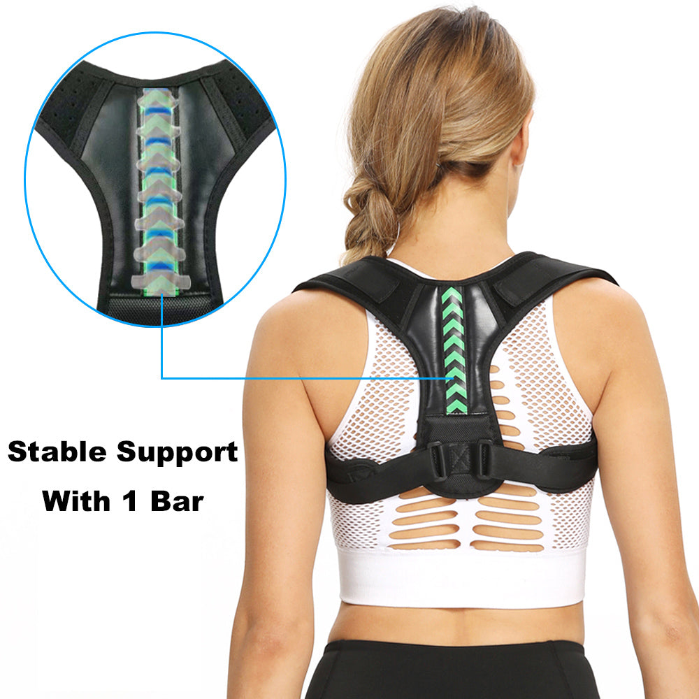 US Men/Women Adjustable Posture Corrector Spine Support Shoulder
