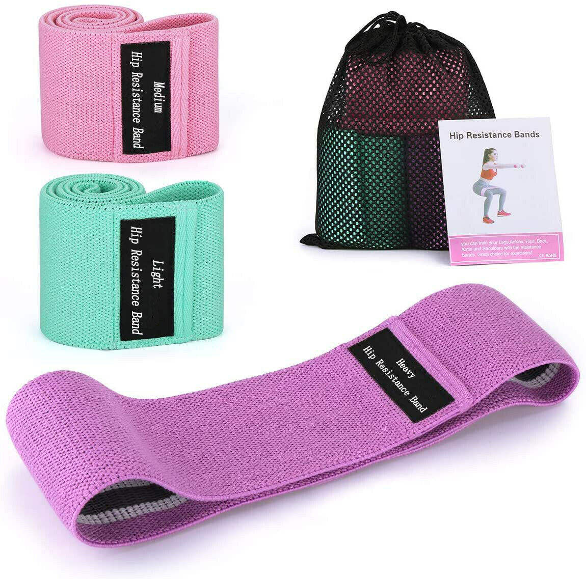 Resistance Bands, Heavy Resistance Booty Bands, Fabric Resistance Loop  Bands, Exercise Bands from Glutes to Hip Workouts - B at Rs 472.00, DAUDPUR, Pratapgarh