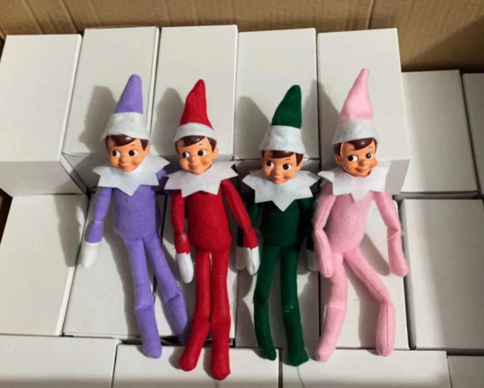 Christmas Elf Toy  Christmas Doll Christmas bookshelf elf doll