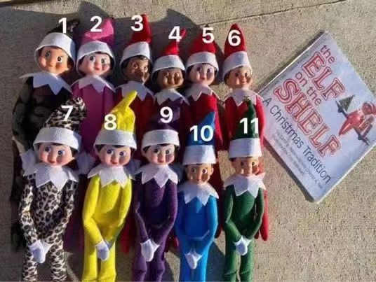 Christmas Elf Toy  Christmas Doll Christmas bookshelf elf doll