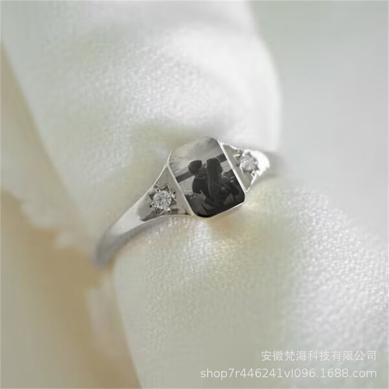 Custom Photo Ring Personalized Ring With Picture