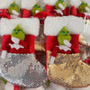 The Grinch  Christmas 20 Stocking, Indoor Home Decor for Holiday Decorations and Gift Holder for Stocking