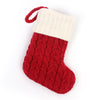 Christmas Stockings Knitted Christmas Socks with Letter, Alphabet Socks Christmas Pendant Gift Bag Xmas Stockings Personalized Stocking Decorations