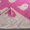 Christmas    Halloween gift Pink Ghost Blanket  half fleece Class A fleece