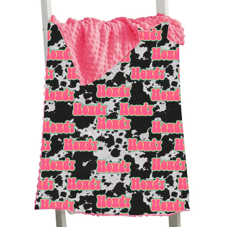 New product Double super Soft Minky Dot  Baby Blanket