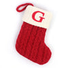 Christmas Stockings Knitted Christmas Socks with Letter, Alphabet Socks Christmas Pendant Gift Bag Xmas Stockings Personalized Stocking Decorations