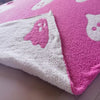 Christmas    Halloween gift Pink Ghost Blanket  half fleece Class A fleece