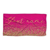 Sparkling Shiny custom name beach towel microfiber quick dry beach towel for Ttavel and sports