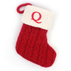 Christmas Stockings Knitted Christmas Socks with Letter, Alphabet Socks Christmas Pendant Gift Bag Xmas Stockings Personalized Stocking Decorations