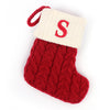 Christmas Stockings Knitted Christmas Socks with Letter, Alphabet Socks Christmas Pendant Gift Bag Xmas Stockings Personalized Stocking Decorations