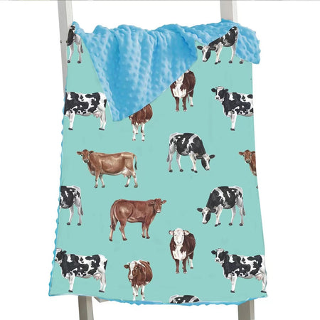 New product Double super Soft Minky Dot  Baby Blanket