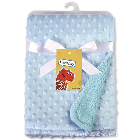 Baby dot blanket soothing blanket