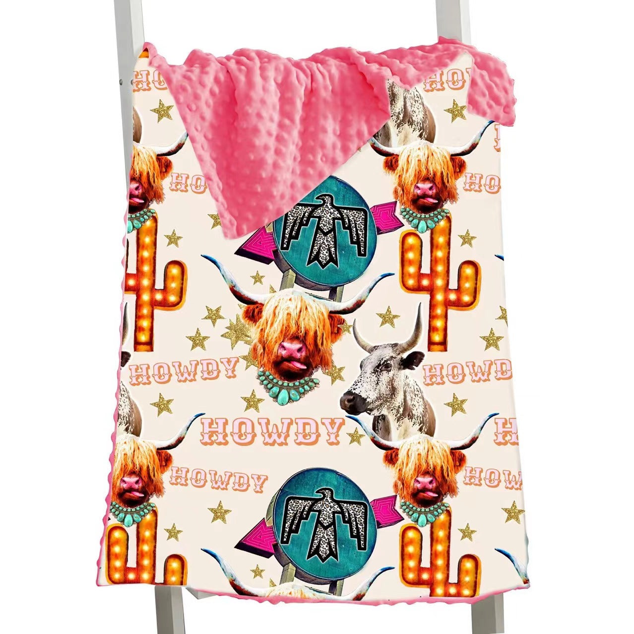 New product Double super Soft Minky Dot  Baby Blanket