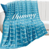 Personalised Gifts Blanket  for Mama elder , Daughter for Mother, Super Soft Flannel Blanket