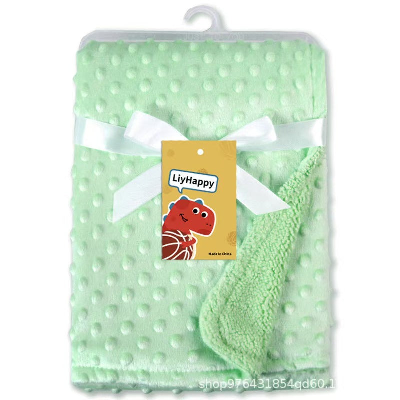 Baby dot blanket soothing blanket