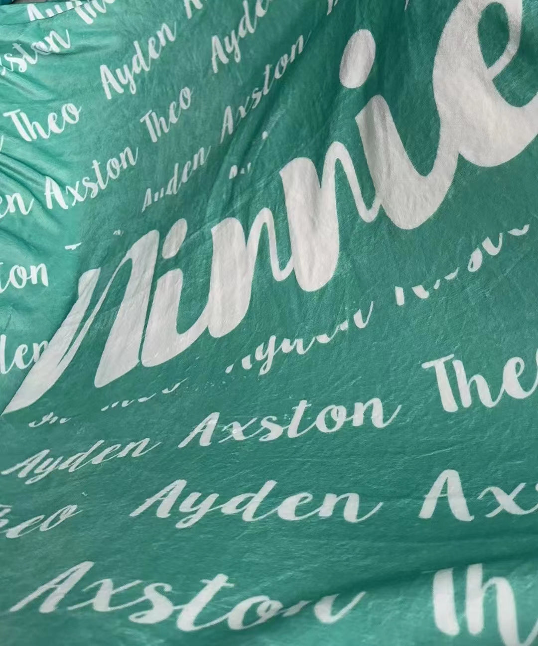 Personalised Gifts Blanket  for Mama elder , Daughter for Mother, Super Soft Flannel Blanket