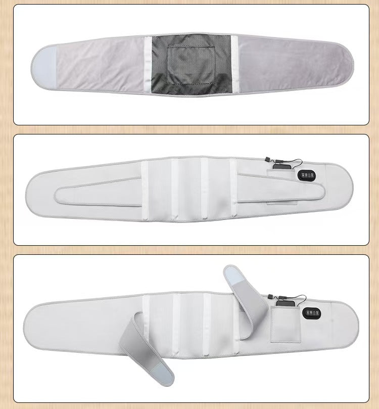 Electric heat  waist massage silver ion warm waist belt USB charging