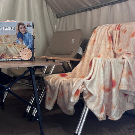 Throw Blanket  Soft and Comfortable Flannel Taco Blanket