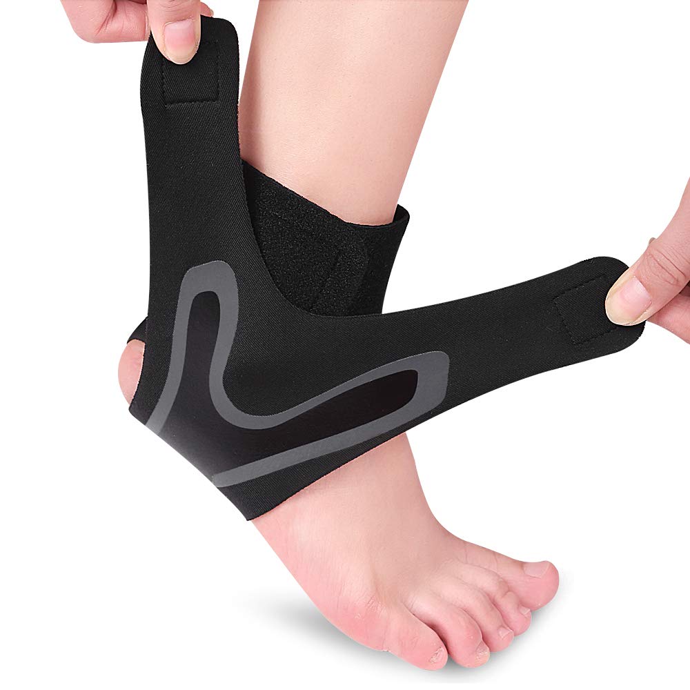 Neoprene Breathable Adjustable Ankle Brace Ankle Support for Sprained Ankle, Plantar Fasciitis & Achilles Tendons