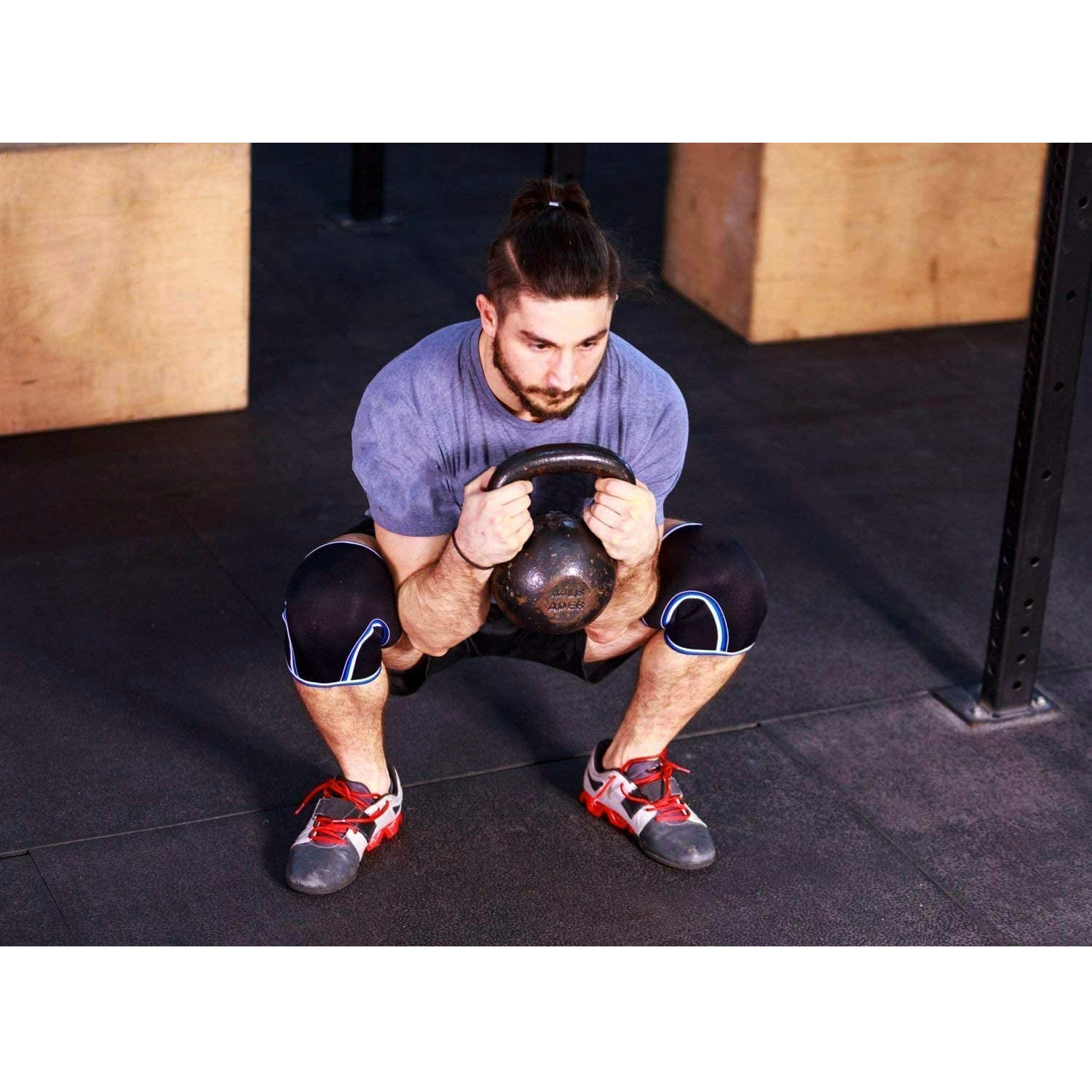 7mm Knee Sleeves - High Performance Knee Sleeve Support For Weight Lifting, Cross Training & Powerlifting - Knee Wraps & Straps Compression For Men and Women