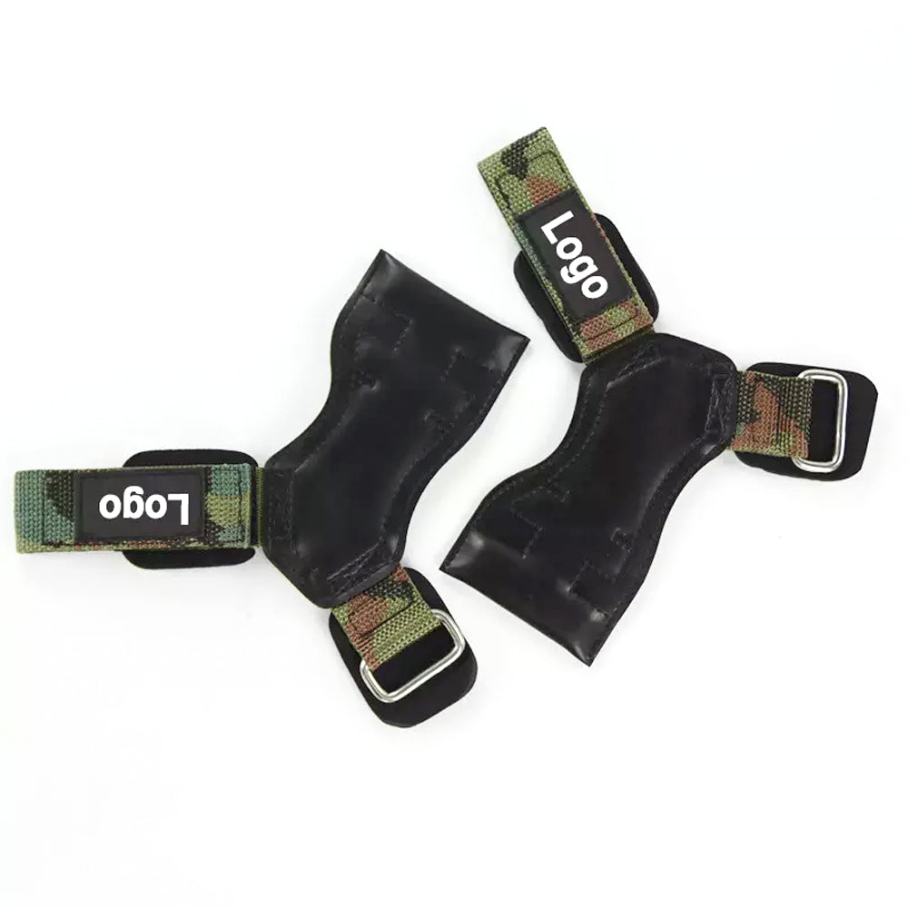 Weight Lifting Grips for Heavy Powerlifting, Deadlifts, Rows, Pull Ups, with Neoprene Padded Wrist Wraps Support