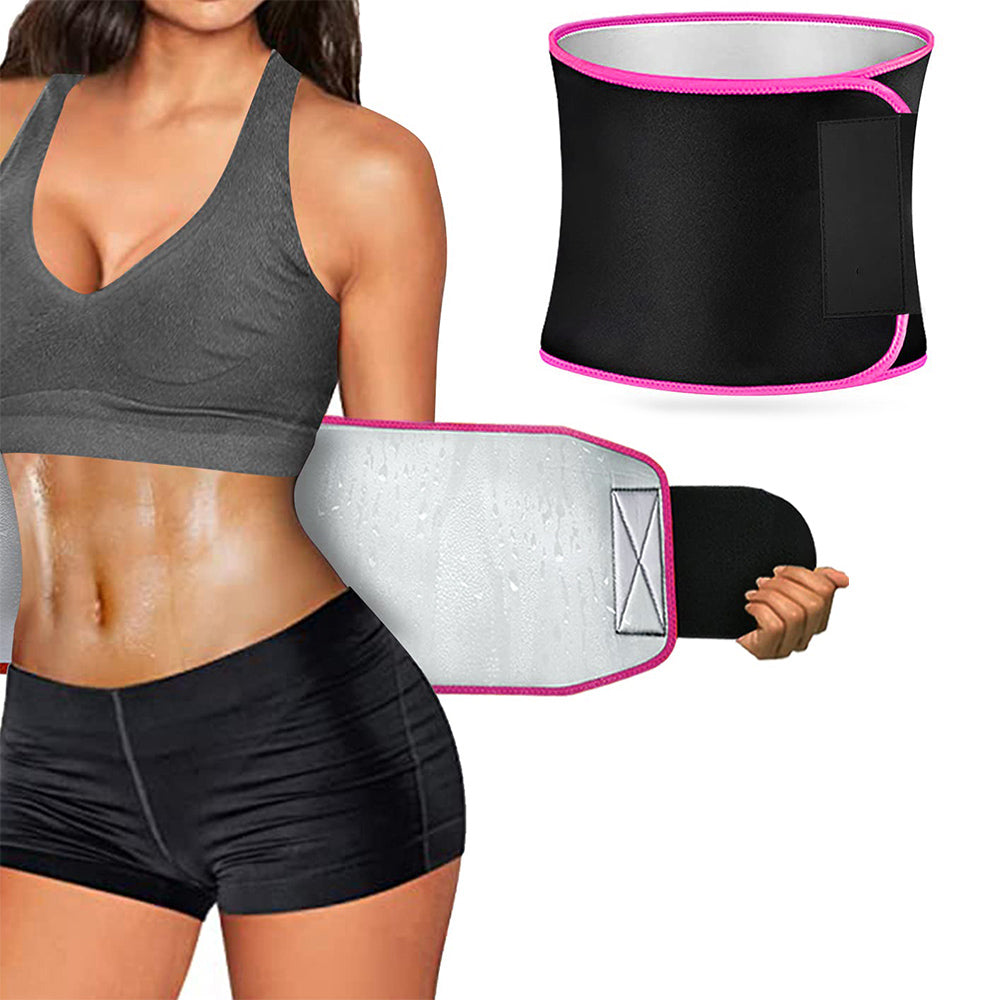Best Waist Trimmer Silver Ions Sweat Belt for Women Men Sports Running Body Shaper Belly Slimming Sauna Waist Trainer