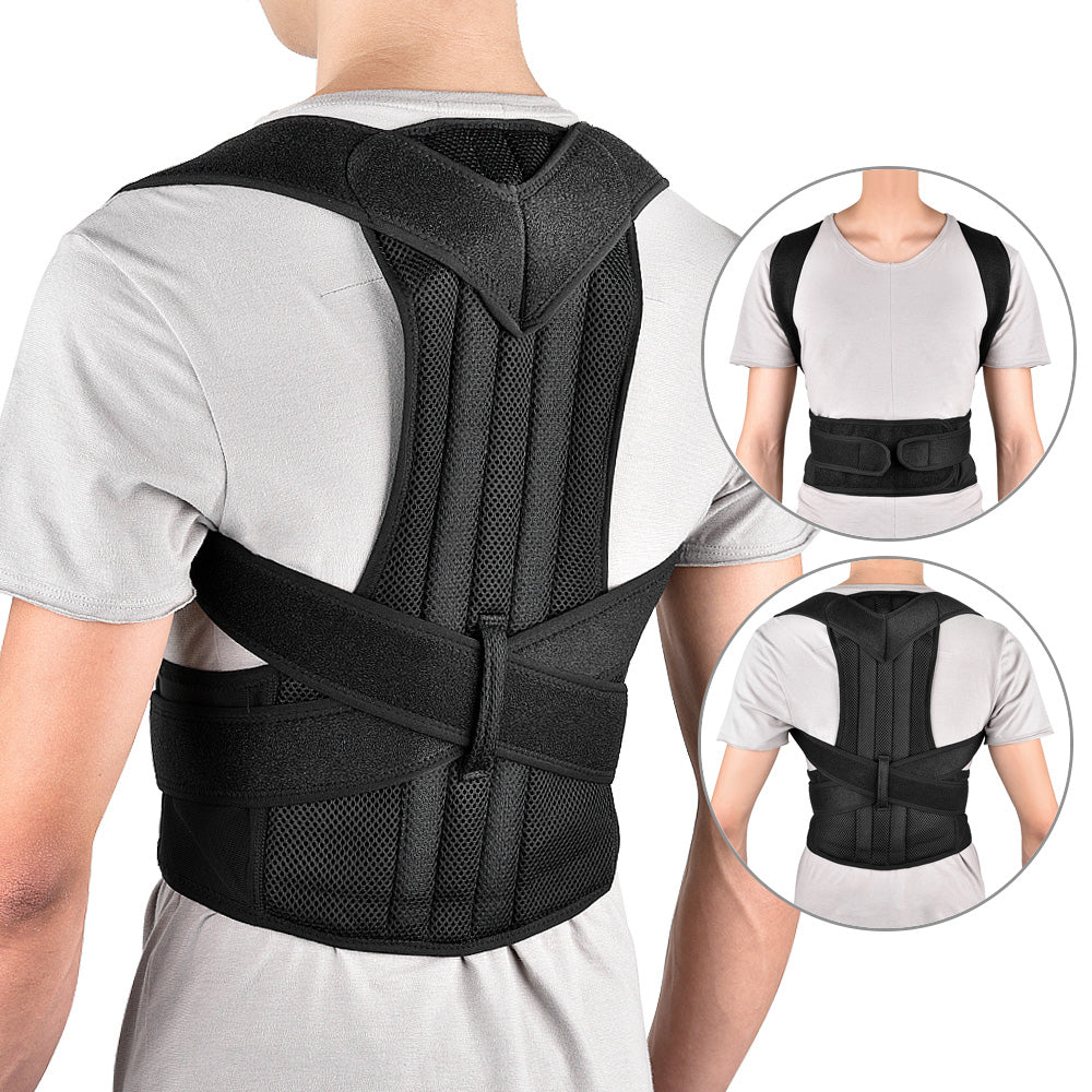 2022 Back Posture Corrector Shoulder Support Belt Upper and Lower Back Pain Relief Improve Spine Clavicle Brace Posture Vest