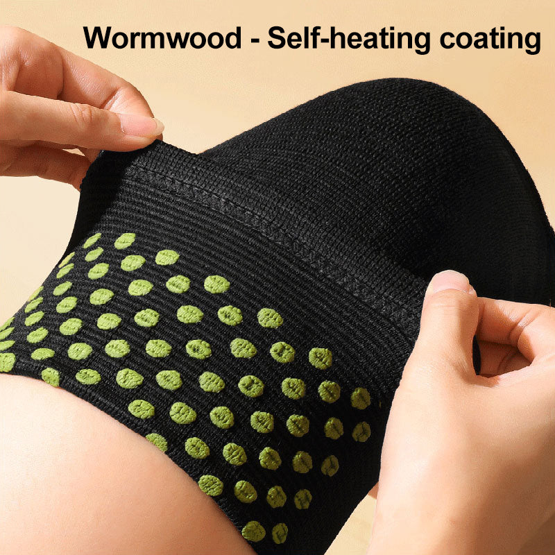 Self Heating Knee Braces Sleeve Wormwood Tourmaline Knee Support Far Infrared Keep Warm Knee Pads