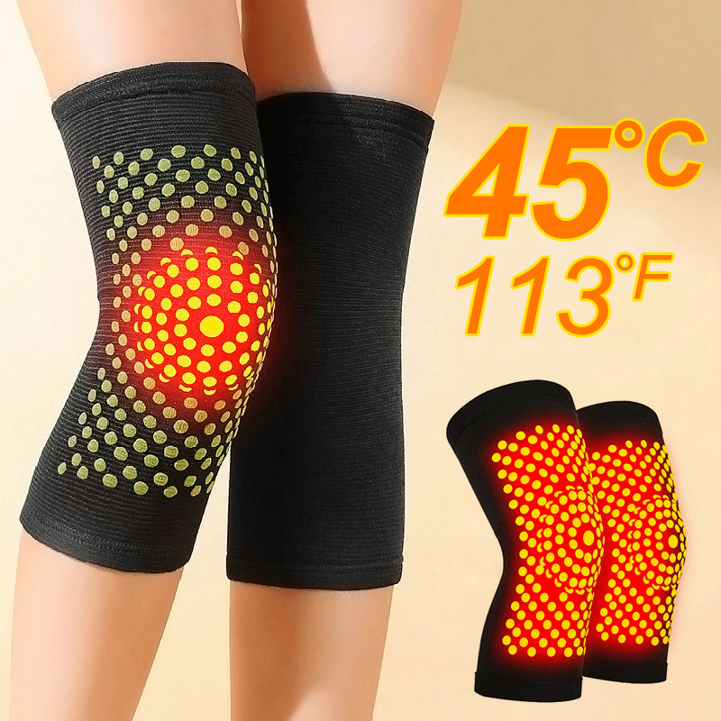 Self Heating Knee Braces Sleeve Wormwood Tourmaline Knee Support Far Infrared Keep Warm Knee Pads