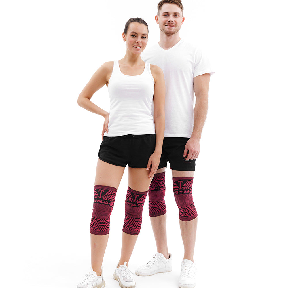 Tourmaline Knee Pads Magnetic Therapy Knee Support Bandage Far Infrared Leg Sleeve Relieve Arthritis Join Pain Knee Brace