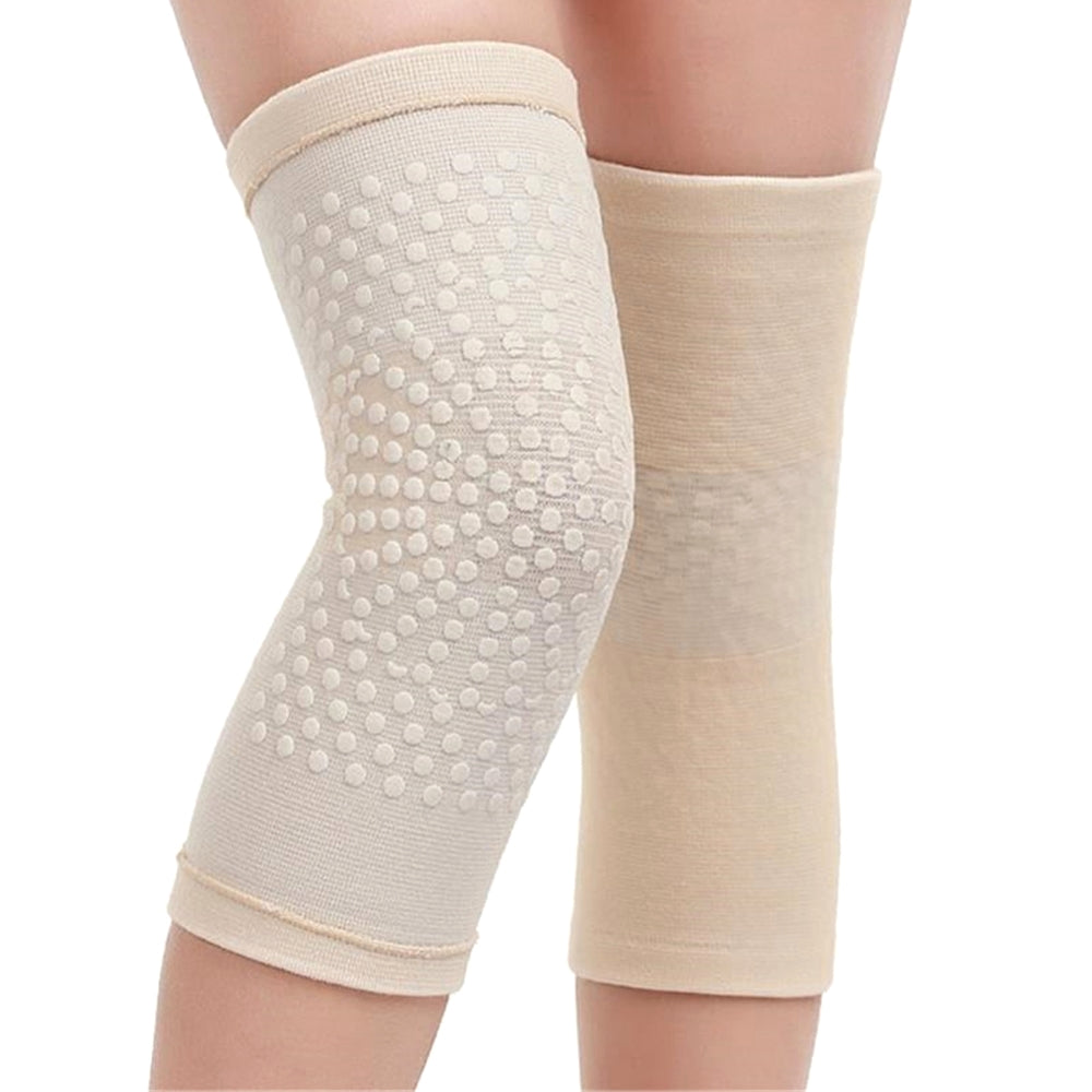 Self Heating Knee Braces Sleeve Wormwood Tourmaline Knee Support Far Infrared Keep Warm Knee Pads