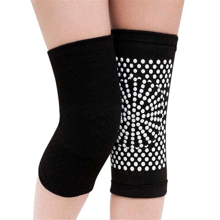Self Heating Knee Braces Sleeve Wormwood Tourmaline Knee Support Far Infrared Keep Warm Knee Pads