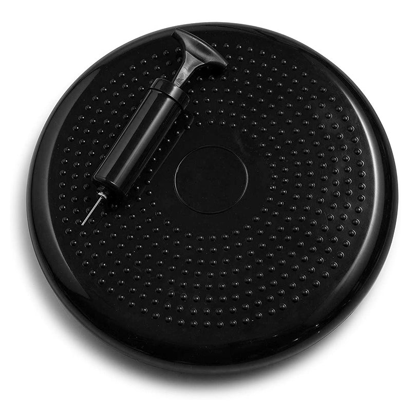 Balance Disc Wobble Cushion Wiggle Seat on Office Desk Chair, Strengthen Core Stability, Relive Back Pain & Improve Posture & Physical Therapy (Home & Classroom & Gym)