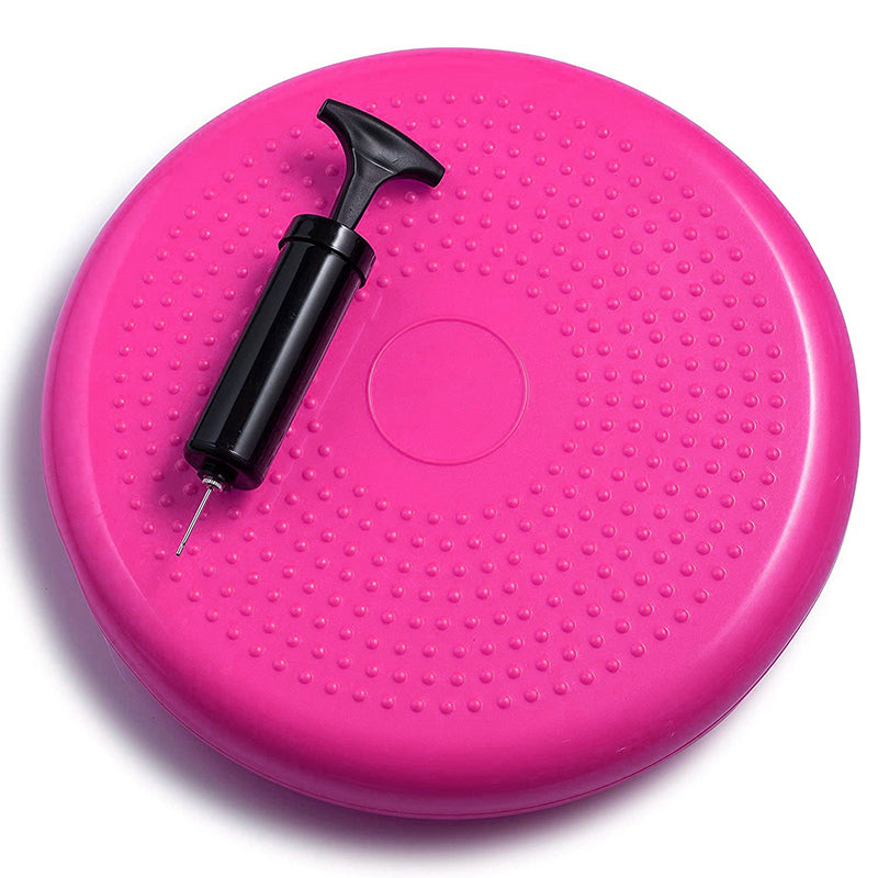 Balance Disc Wobble Cushion Wiggle Seat on Office Desk Chair, Strengthen Core Stability, Relive Back Pain & Improve Posture & Physical Therapy (Home & Classroom & Gym)