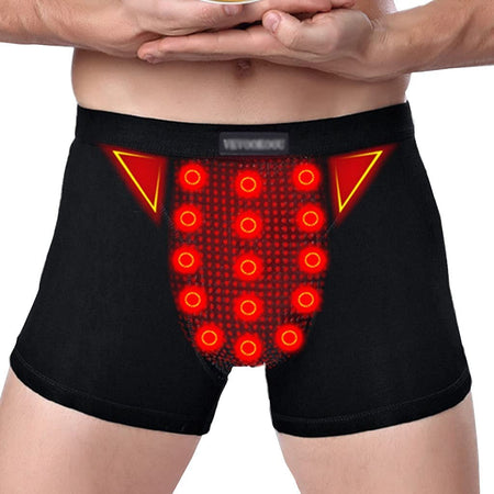 Tourmaline Breathable Enlargement Men's Briefs Magnetic Therapy Health Care Boxer Shorts Underwear