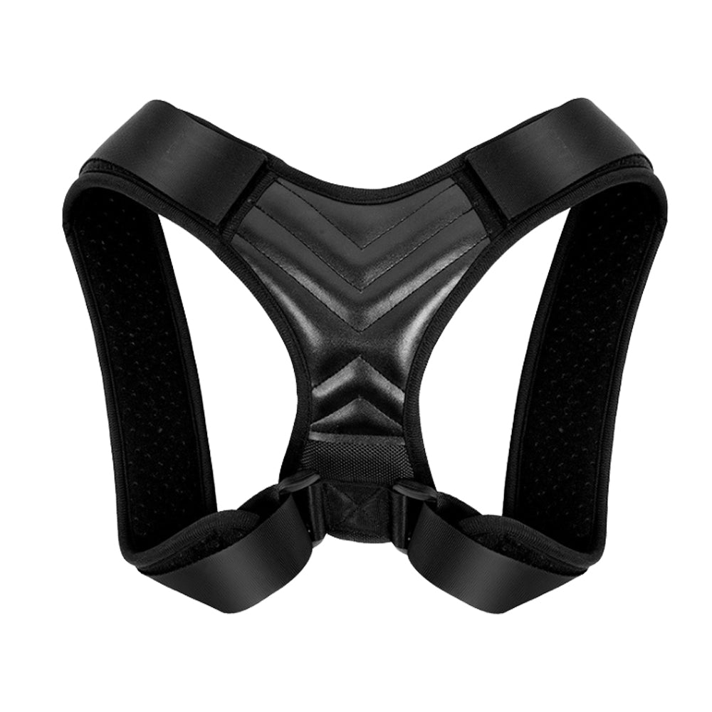 Armor Adult Universal Upper Back Brace for Posture Correction Clavicle  Stabilizer and Bandage Thoracic Spine Support Adjustable Hook and Loop  Closure Black Color for Men and Women