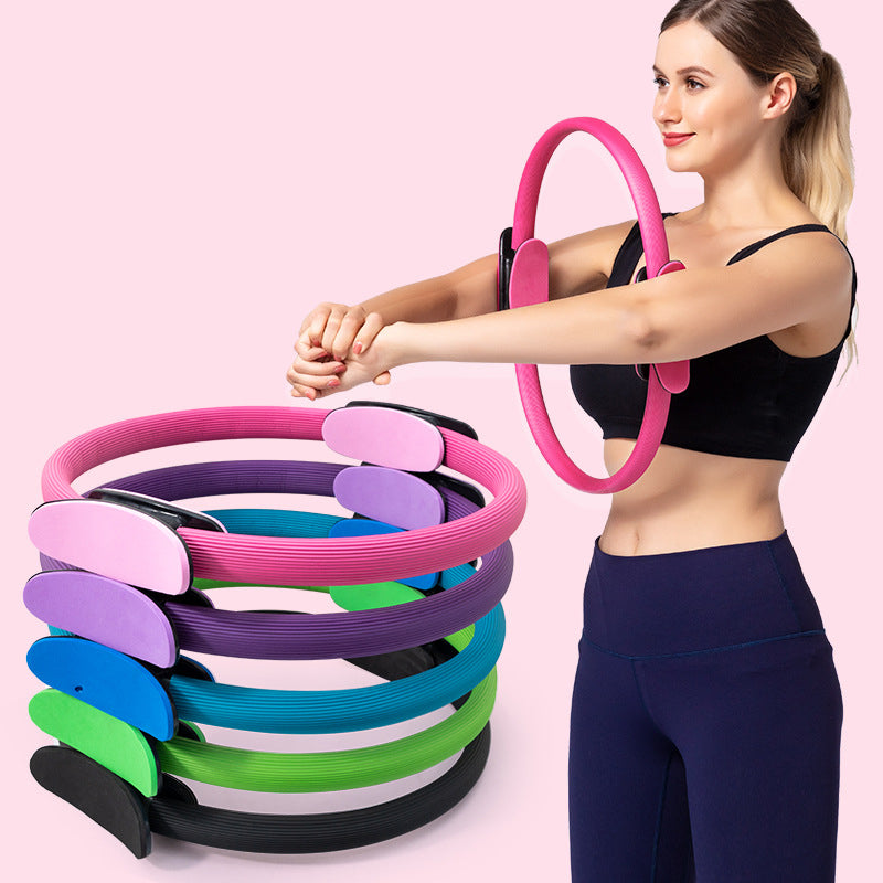 38Cm Yoga Fitness Circle Magic Ring Ladies Professional Training Muscle  Pilates Circle Exercise Exercise Accessories Home