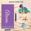 Personalized custom Beach Towel Quick Dry Lightweight Large Microfiber Beach Towel