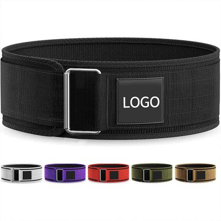 Self-locking Adjustable Weight Gym Belt 100% Nylon Neoprene Weight Lifting Belt For Men & Women