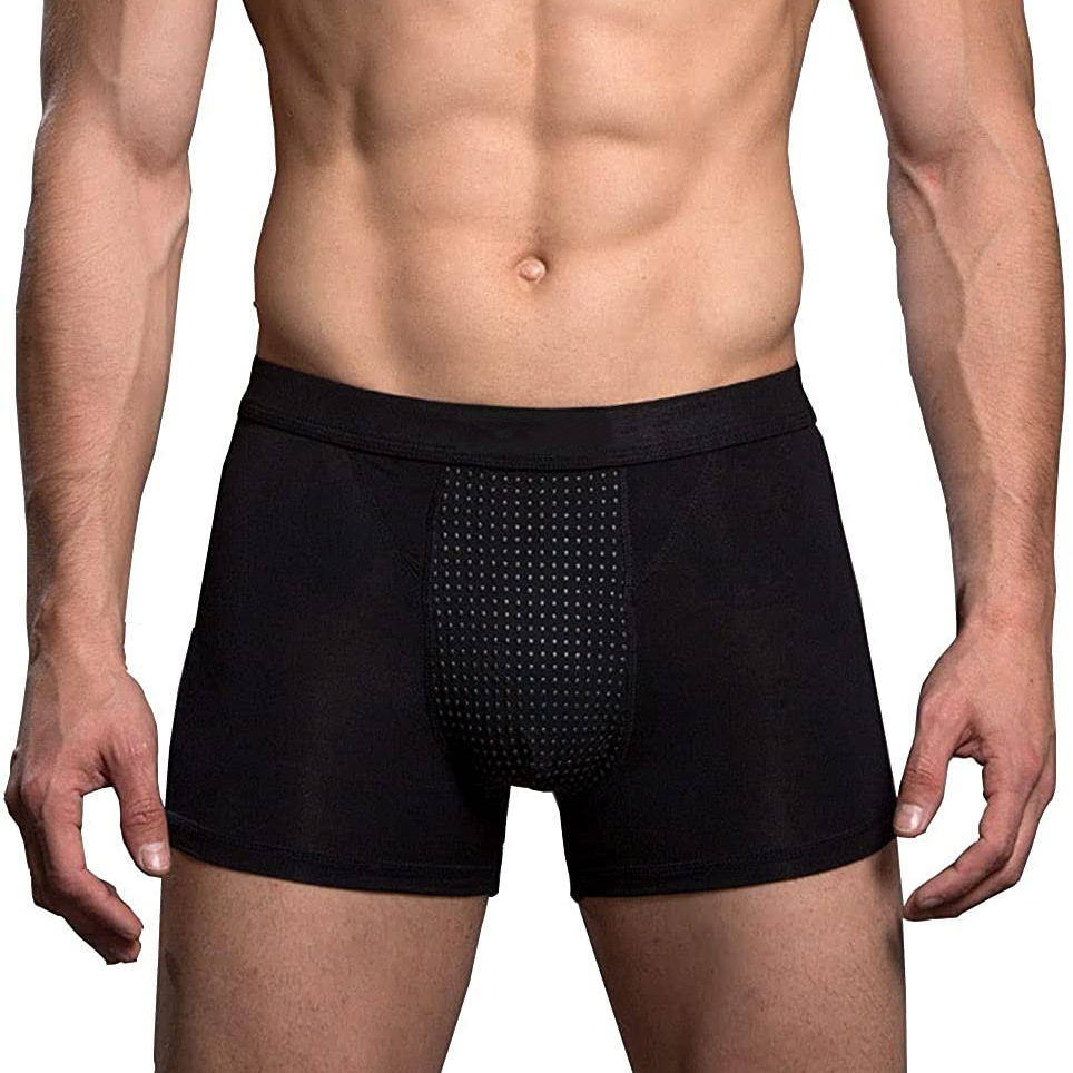 Tourmaline Breathable Enlargement Men's Briefs Magnetic Therapy Health Care Boxer Shorts Underwear