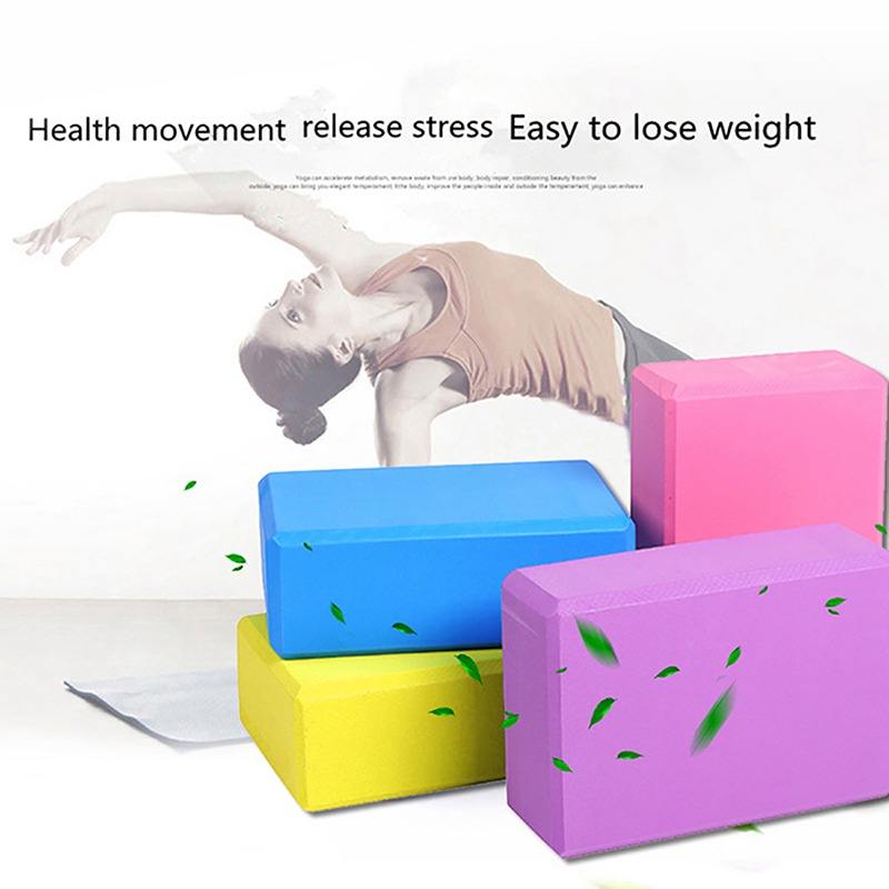 EVA Foam Non-Slip Yoga Brick Foam Yoga Block For Exercise, Pilates, Workout