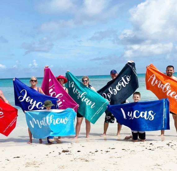 Personalized custom Beach Towel Quick Dry Lightweight Large Microfiber Beach Towel