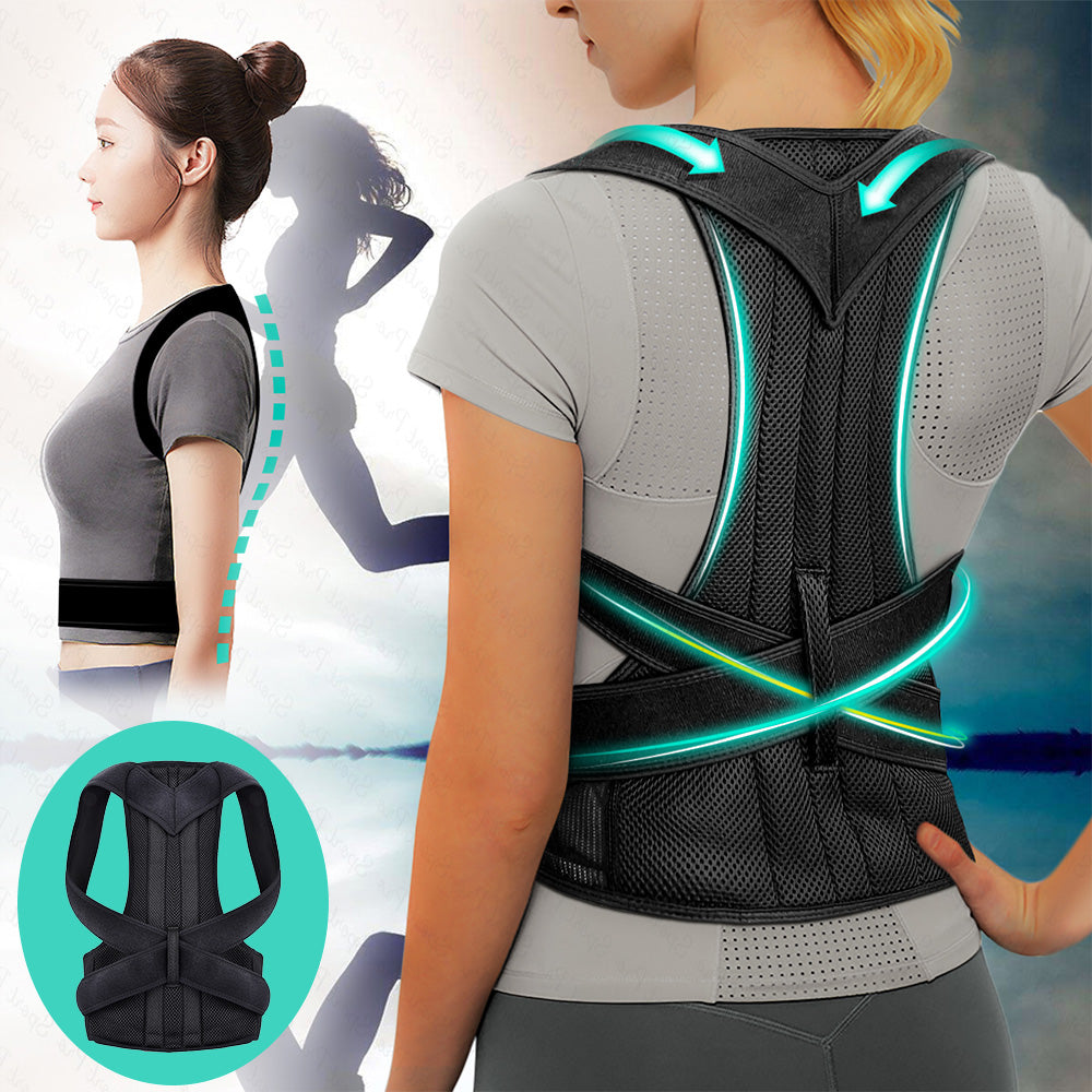 2022 Back Posture Corrector Shoulder Support Belt Upper and Lower Back Pain Relief Improve Spine Clavicle Brace Posture Vest