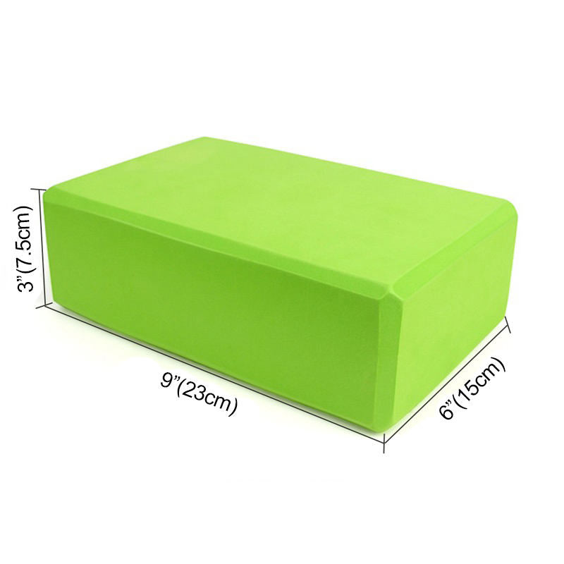 EVA Foam Non-Slip Yoga Brick Foam Yoga Block For Exercise, Pilates, Workout