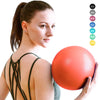 9 Inch Pvc Anti Burst Small Pilates Balls 25cm Mini Yoga Exercise Ball for Yoga, Balance, Core Training