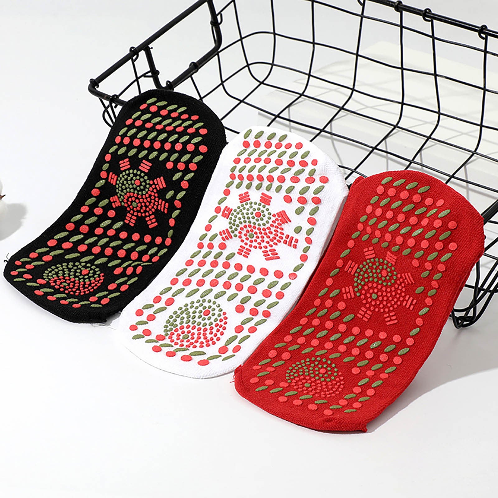 Tourmaline Self-heating Magnetic Socks for Women Men Heated Socks Wormwood Therapy Winter Keep Warm Socks