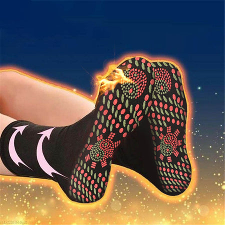Tourmaline Self-heating Magnetic Socks for Women Men Heated Socks Wormwood Therapy Winter Keep Warm Socks