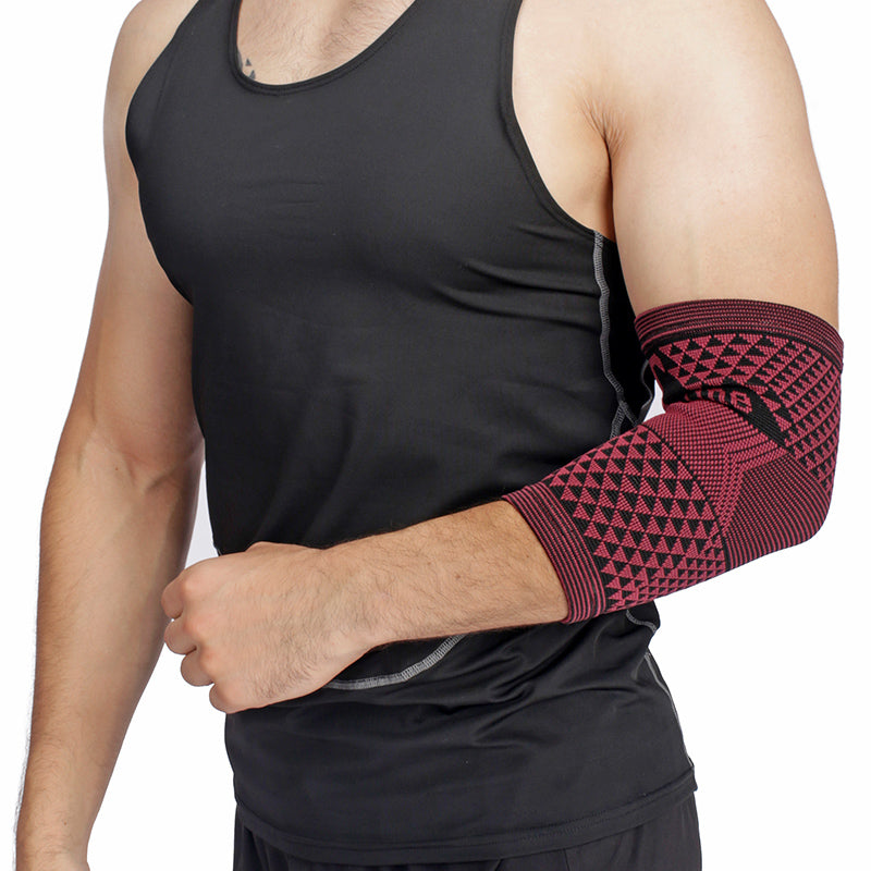 Tourmaline Elbow Brace Compression Sleeve Relief Joint Pain Magnetic Therapy Arm Support Tourmaline Products