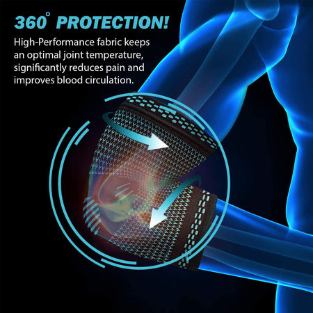 Arm Support Elbow Sleeves Elbow Brace Compression Sleeve for Tennis, Treatment, Workouts, Weightlifting