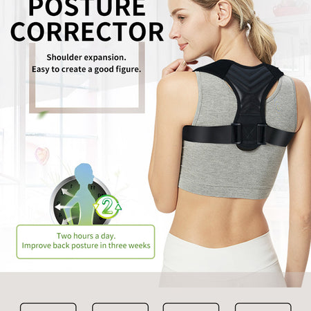 Back Posture Corrector for Women And Men Comfy and Discreet Under Clothes Effective Clavicle Brace for Neck Shoulder Back Pain Relief Fully Adjustable Spinal Brace for Slouching